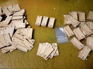 ブックマークの検品作業