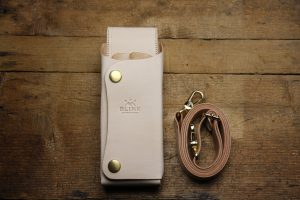 -cube slim- 2丁用本革シザーケース（ミニマルで軽やか）