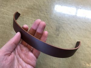 ダッカールストラップ製作：貼り合わせ工程