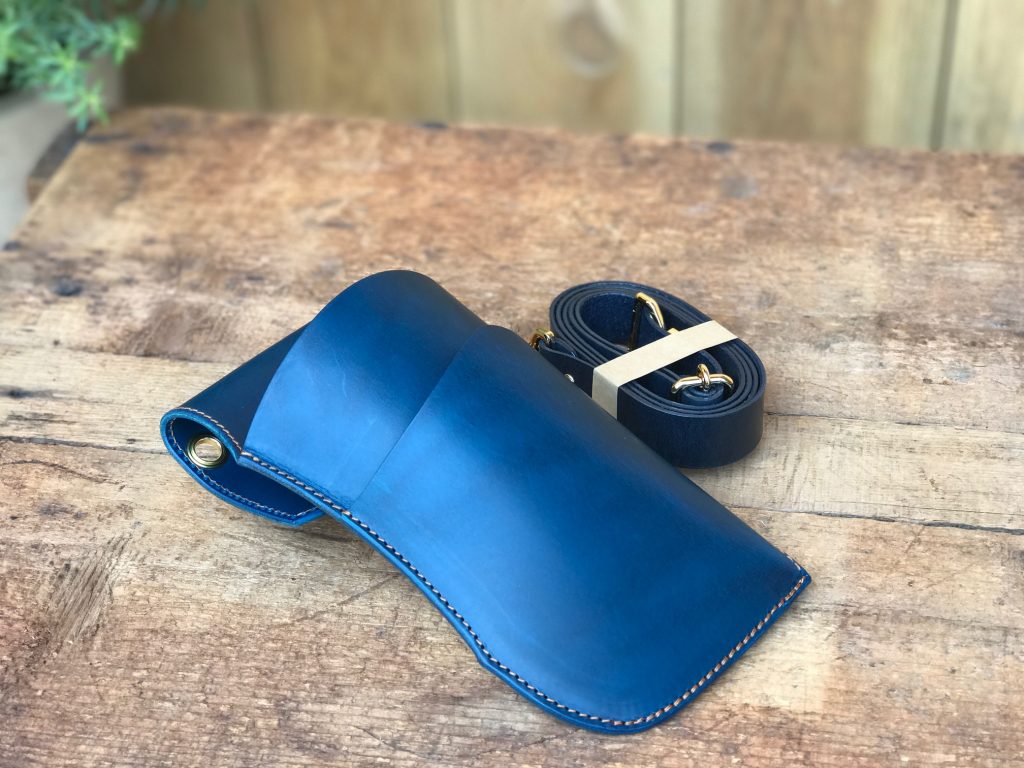 BLINK's scissor case sea model showing a sea-like blue