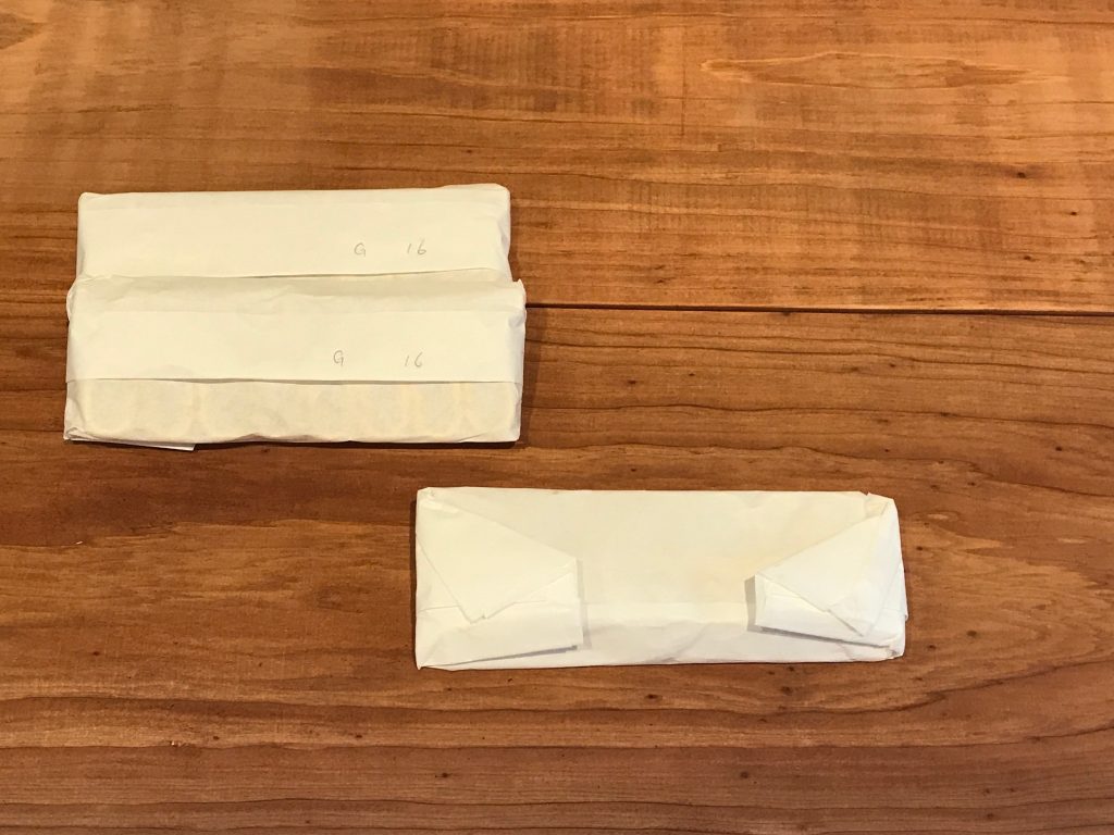 ナスカン金具の包装状態