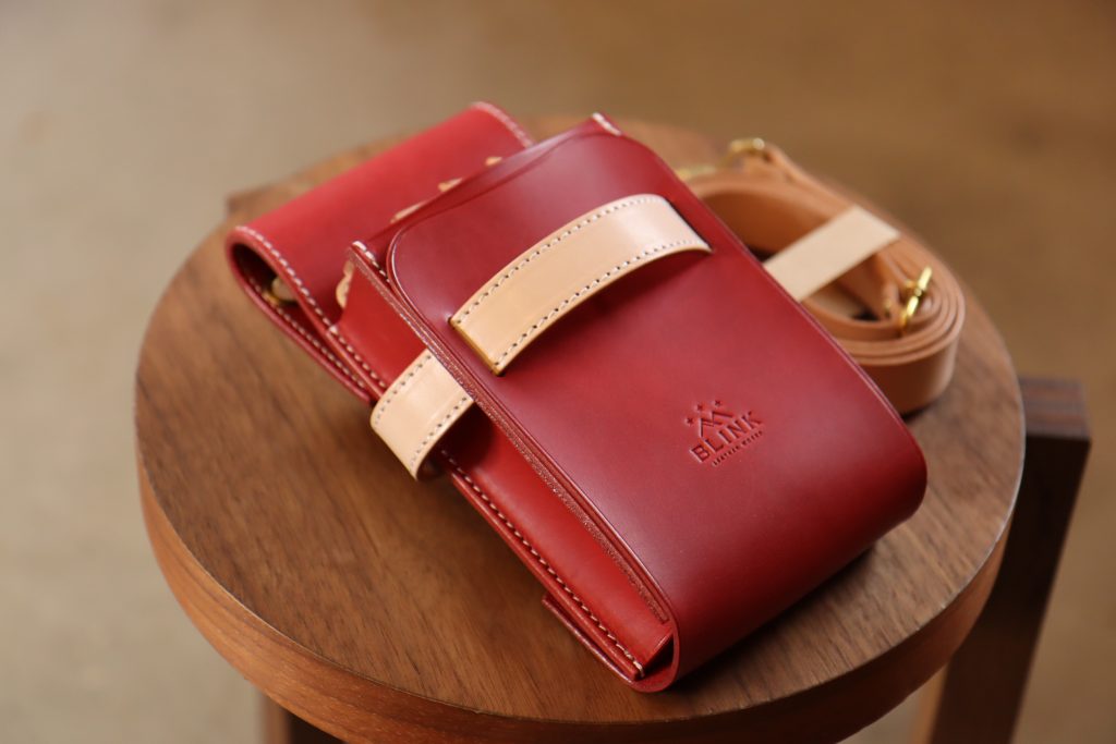 4丁用シザーケース-haco-：BLINK LEATHER WORKSの人気モデル