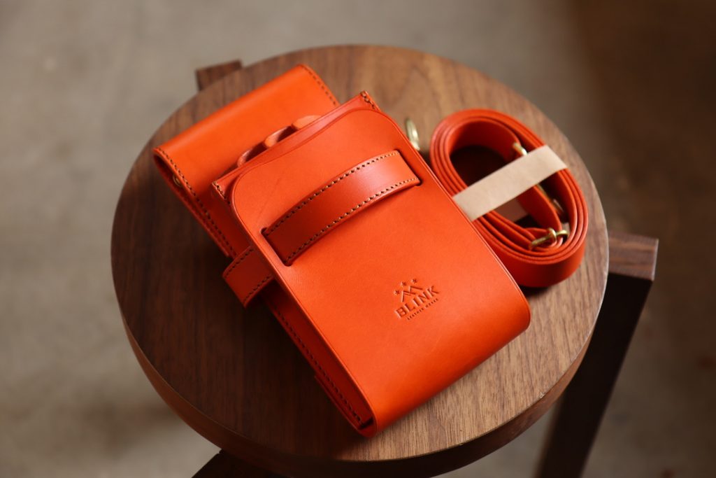 Orange scissor case